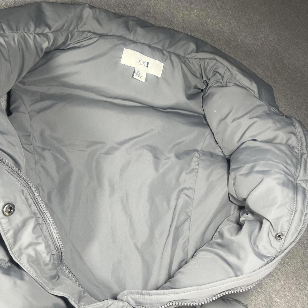 XXi Women's Large Gray Puffer Vest Large Winter Vest Woman’s Cost Vest - Picture 5 of 5